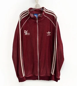 Giacca da pista unisex Def Jam Records X Adidas in velluto rosso edizione limitata taglia 4XL - Foto 1 di 6