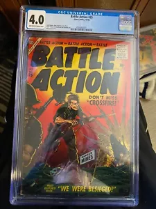 1956 Silver Age Atlas Comics Battle Action #25 CGC 4.0 - Foto 1 di 3