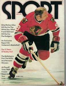 1972 Sport Magazin Hockey Bobby Hull Chicago Blackhawks Dick Allen White Sox NL - Bild 1 von 1