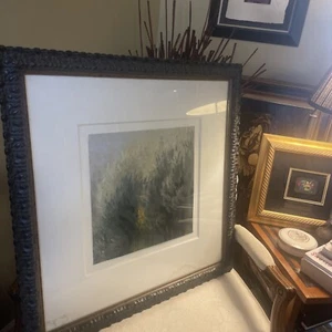 Framed in Glass Claude Bauret Allard Painting - Picture 1 of 12