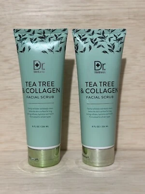 Lote de 2 exfoliantes faciales exfoliantes de manteca de karité de eucalipto de base Foto 1 de 2