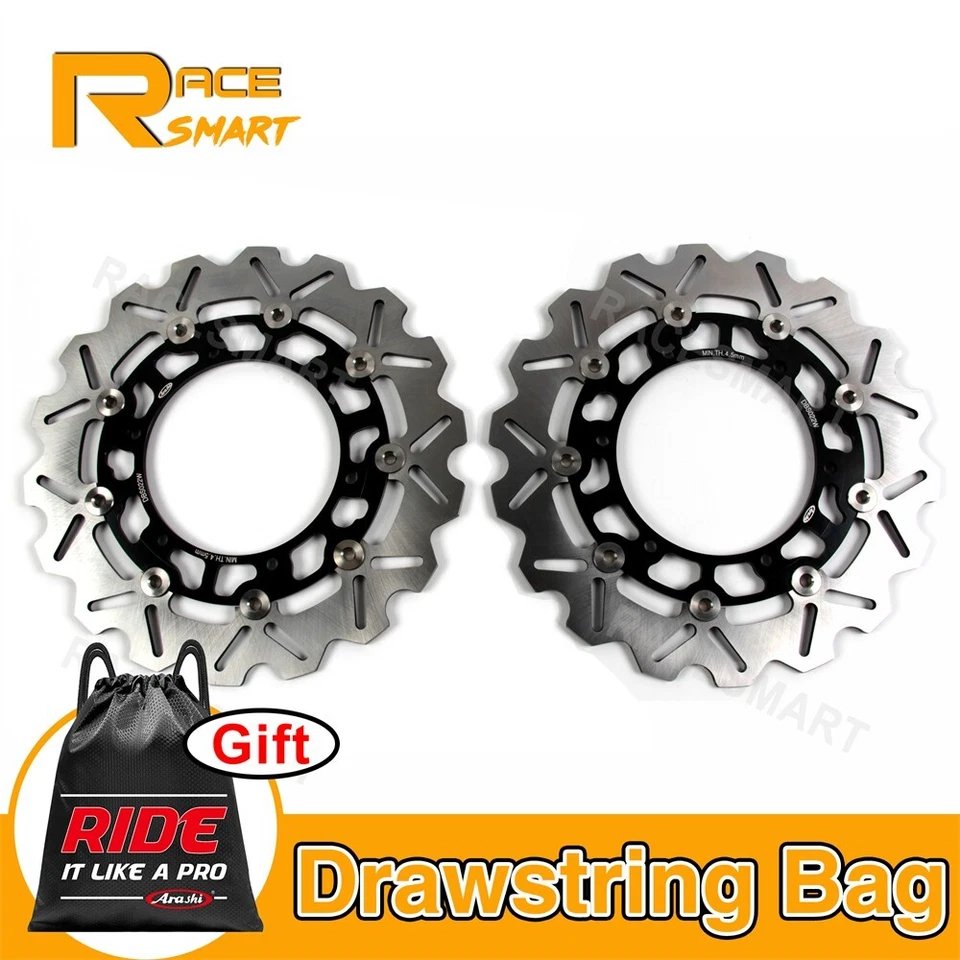 Front Brake Disc Rotors For Yamaha FJR1300 2001 2002 2003 2004 XJR1300 1999-2017 - Image 1 of 4