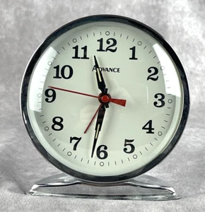 Advance Wind Up Alarm Clock White Mechanical - Picture 1 of 7