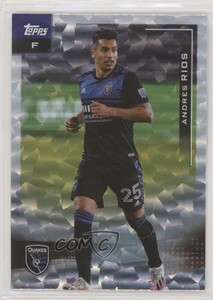 2021 Topps MLS Retail White Icy Foil Andres Rios #89 Rookie RC