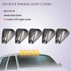 Cab Marker Roof Top Running Light Bulbs Covers Lens Fit Ford F250-550 Super Duty - Picture 1 of 6