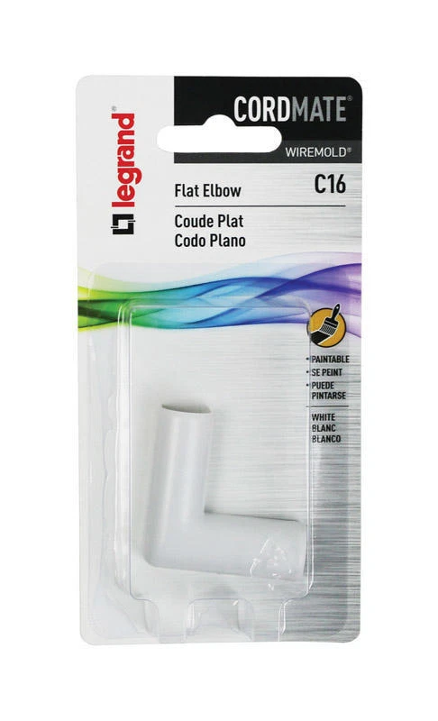 Legrand CordMate Flat Elbow - Image 1 of 1