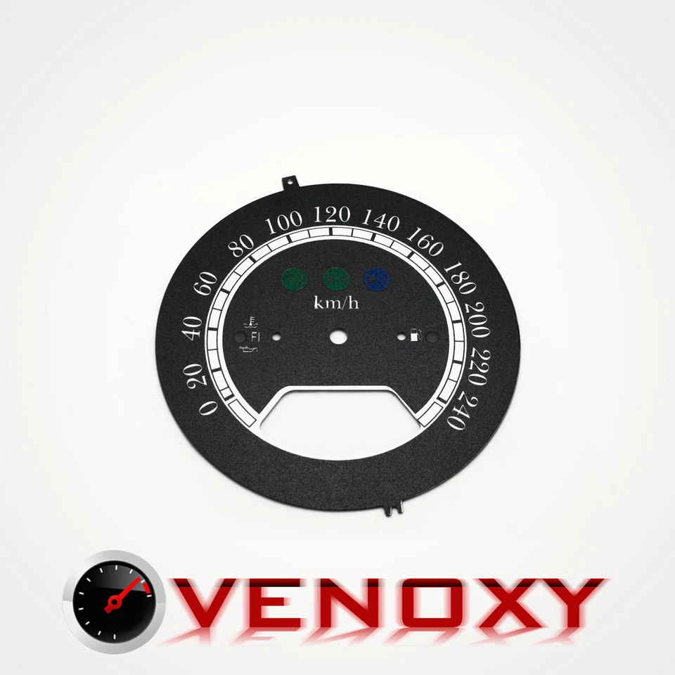 Cuadro de instrumentos de repuesto Kawasaki VN 2000 Vulcan KM/H caras de calibre negro Foto 1 de 1