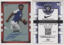 2018 Leaf Metal Perfect Game All-American Classic /5 Damone Hale Jr #BA-DH1 Auto