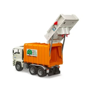 Bruder 1:16 Man Tga Rear Loading Garbage Truck Scale Model Kids Play Toy 3y+ - Picture 1 of 2