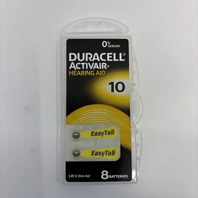Pilas para audífonos Duracell Activair tamaño 10 8 pilas exp. 26/09 ENVÍO GRATIS Foto 1 de 2
