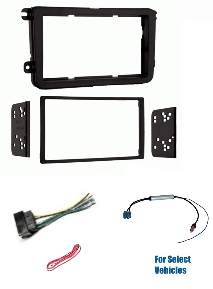 Kit de cable de radio estéreo para automóvil 2 DIN para algunos VW Beetle Jetta Passat Tiguan 2016-2019 Foto 1 de 1