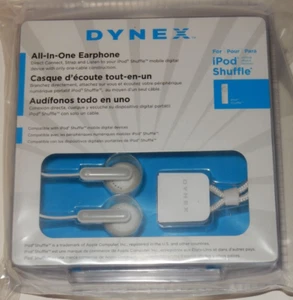 Dynex Cuffie Ear Bud per Apple iPod Shuffle NUOVE - Foto 1 di 3