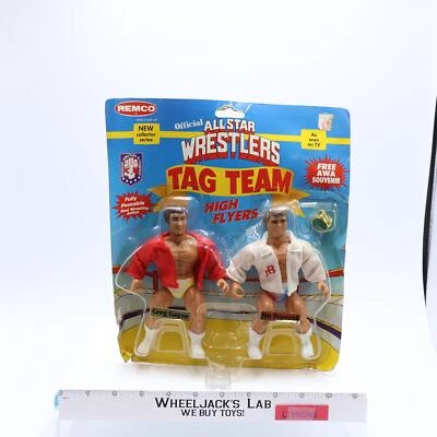 Greg Gagne & Jim Brunzell Tag Team AWA All-Star Wresting 1985 Remco NEW SEALED - Image 1 of 4