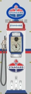 Standard Oil Gas Pump (218) 2'X6' Vinyl Banner  Dodge Plymouth Drag  NHRA - Picture 1 of 1