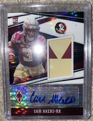 Panini NFL Chronicles Pheonix Autograph Patch Cam Akers #1/10 Rams Florida State - Image 1 of 2