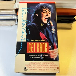 Paul McCartney's Get Back The World Tour VHS Tape Vestron Video 1990 - Picture 1 of 11
