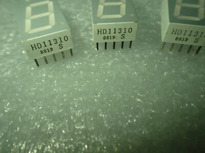 Sieben 7-Segment-Displays gemeinsame Anode super rot Siemens Qualität 13 mm, 5 PRO VERKAUF - Bild 1 von 3