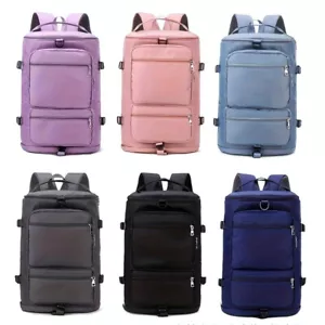 Waterproof Duffel Bag Backpack Heavy Duty Travel Sport For Men & Women 2 Way Bag - Picture 1 of 15