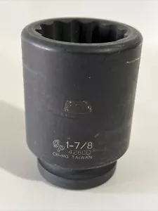 Grey Pneumatic 4260D 1" Drive 1-7/8" 12-Point Deep Impact Socket NEW - Picture 1 of 3