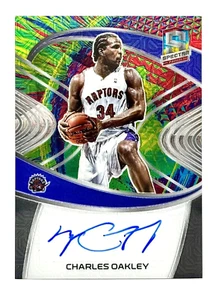 2020-21 Panini Spectra Meta Charles Oakley Auto 2/15 Toronto Raptors - Picture 1 of 2