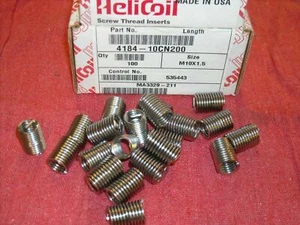 4184-10CN200 Spiralöl-Einsatz, M10-1.5 Edelstahl, Schraubverschluss - Bild 1 von 1