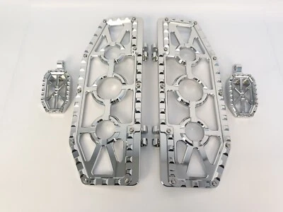 Estriberas de piso para conductor pasajero MX para Harley Touring Electra Street Glide Foto 1 de 4