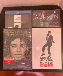 MICHAEL JACKSON DVD COLLECTION OF 4 - NOS - HTF - Picture 1 of 2