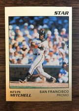 1989 Star Company KEVIN MITCHELL Limited Edition PROMO CARD  E5105130