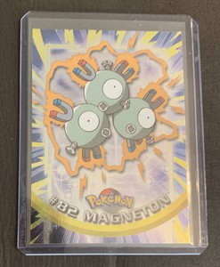 1999 Topps Pokemon TV Animation Edition #82 Magneton Holo Blue Logo 1st Print