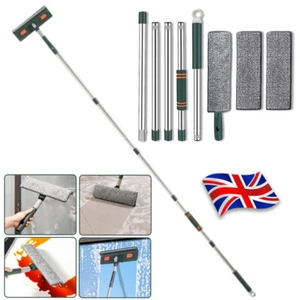 Large Window Cleaner Equipment Glass Cleaning Telescopic Squeegee Professional - Picture 1 of 10
