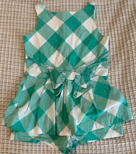 Janie and Jack Parisian Daydream Romper Girls Size 4 - Picture 1 of 3