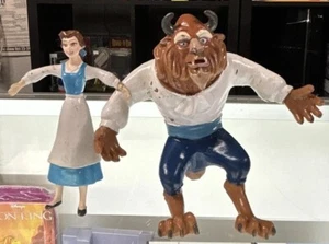 Beauty And The Beast Lot of Bendable Figures Just Toys Belle & Beast - Picture 1 of 9