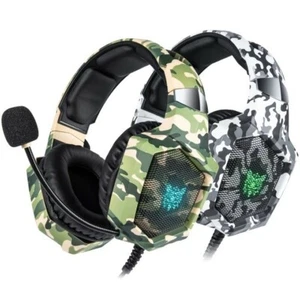 Casque Audio Gamer Led Camouflage filaire Microphone Pour Ps4 Xbox Pc switch - Photo 1/20