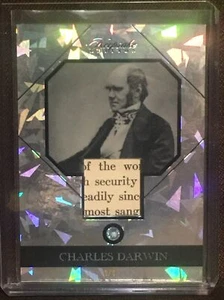2023 KEEPSAKE EDITION CHARLES DARWIN SILVER CRACKED ICE AUTHENTIC RELIC 1/1 - Picture 1 of 8