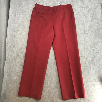 Pantalones Jones Studio Separates para mujer talla 12 Career Basics pantalón granate Foto 1 de 4