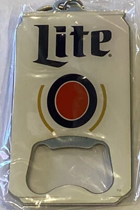 MILLER LITE PORTACHIAVI IN METALLO APRIBOTTIGLIE NUOVO - Foto 1 di 3