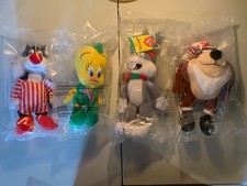 McDonald's Looney Tunes 1992 Holiday Plush Set (4 Characters) Collectible