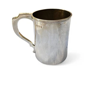 Antique Sterling Silver Tankard – Elegant Handcrafted Design Circa 19th Century - Picture 1 of 9