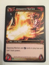 World of Warcraft trading card  #5 Conqueror Yun'zon