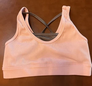 Avia girls S/CH (6-6X) sports bra Pink/Gray - Picture 1 of 3