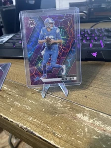 Mira telescópica Jared Goff Panini mosaico púrpura variación SP - No. 194 - Leones - Imagen 1 de 2