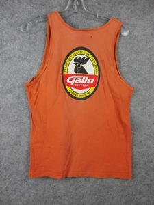 Camiseta sin mangas Guatemala Beer Gallo Cerveza para hombre M naranja logotipo de gallina famosa envejecida - Imagen 1 de 19