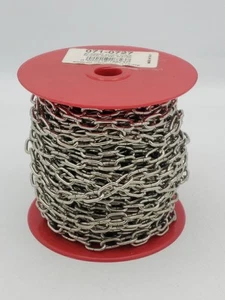 Metal Nickel Plated 7# Hobby Craft Clock Chain 18lb Load Capacity 0710727 Italy - Picture 1 of 8