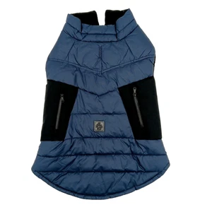 Pajar Pup Dog Coat XL Navy Blue Quilted Puffer Jacket Beau Fleece Lined Pockets - Picture 1 of 7