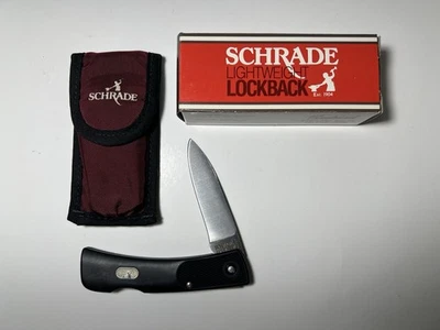Vintage Schrade SP3 NS Lightweight Lockback USA Made Folding Pocket Knife NOS - Image 1 of 4