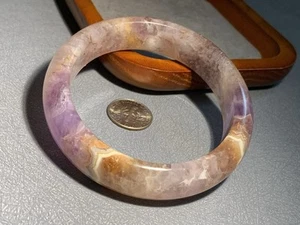 57.4mm Auralite 23 Crystal with Agate Bangle - Picture 1 of 15