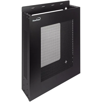 NavePoint Vertical Wall Mountable Server Rack, Black - Enclosed Vertical Wall - Image 1 of 4