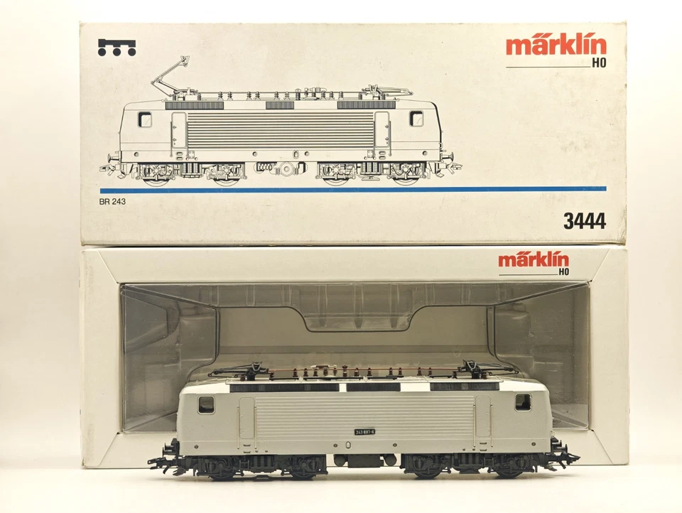 Märklin 3444 H0 Locomotiva Elettrica BR 243 897-6 Edizione Argento  – Con Box  - Immagine 1 di 4