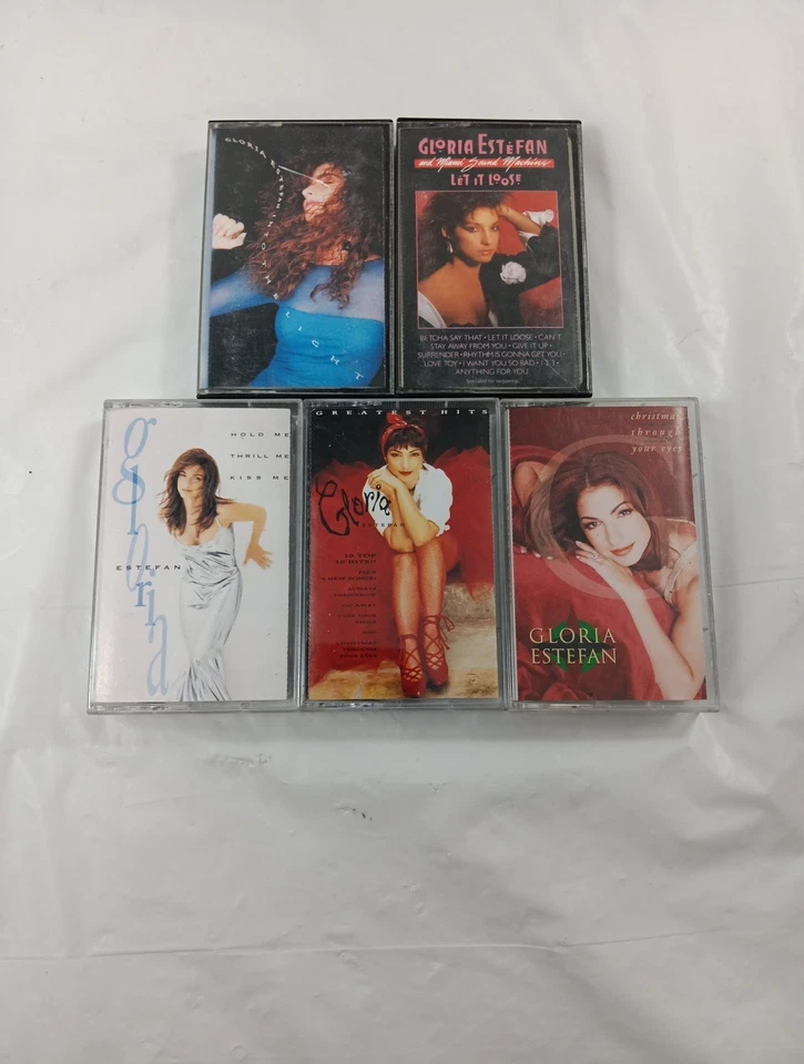 Gloria Estefan Lot of 5 Cassette Tapes Foto 1 de 4