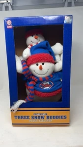 Philadelphia Phillies 18"  Team Snowman Major League Baseball Plush Christmas - Picture 1 of 3
